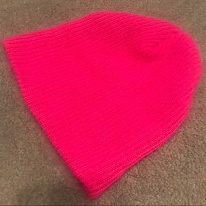 Hot pink Neff beanie!! Worn once!!